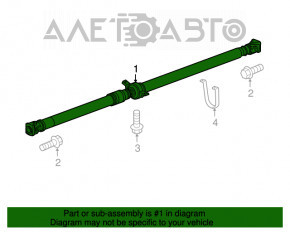 Arborele cardanic al mașinii Honda CRV 17-22 1.5, 2.4