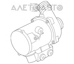 Pompa de apă BMW X5 E70 07-13 3.0 nouă OEM originală