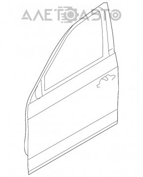 Ușă asamblată față stânga BMW 3 F30 12-18