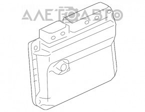 Blocul ECU al calculatorului motorului Lexus RX350 10-12