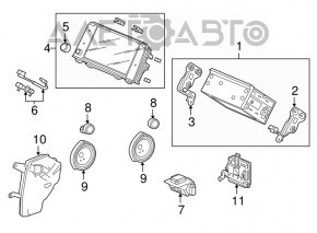 Radio cu casetofon Honda CRV 17-19