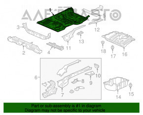 Корыто багажника Honda CRV 17-22