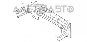 Задняя панель Kia Sorento 16-18 2 части, красная