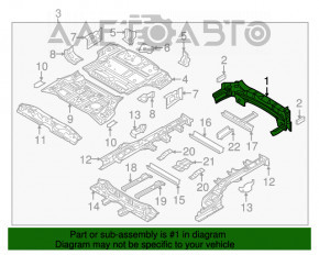 Panoul din spate Kia Sorento 16-18, set de 6 piese