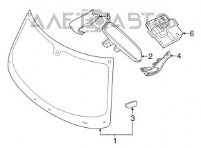 Geam parbriz Chrysler 300 11-14 pre-restilizare