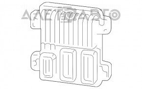 Блок ECU компьютер двигателя Chevrolet Cruze 11-15 1.8