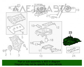 Коллектор впускной Chevrolet Camaro 16- 3.6