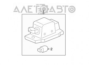 Подсветка номера крышки багажника правая Chevrolet Malibu 16- OEM