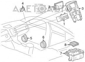 Amplificator Chevrolet Volt 16- Bose