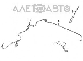 Antena de ștap pentru Chevrolet Volt 11-15