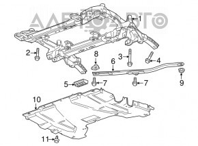 Подрамник передний Cadillac ATS 13-15 дорест rwd