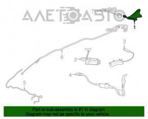 Antena aripă Cadillac ATS 13-14