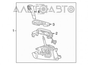 Ручка КПП GMC Terrain 10-17