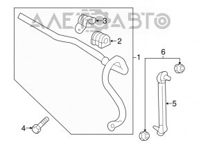 Biela stabilizator fata stanga Chevrolet Volt 16 - nou original OEM