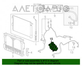 Компрессор кондиционера Chevrolet Volt 16-