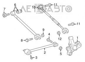 Bara de reglare spate dreapta Toyota Camry v55 15-17 SUA