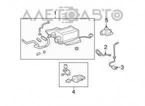 Sonda lambda stânga pentru primul Lexus LS460 07-12 rwd