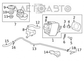 BRAKE PEDAL FEEL SIMULATOR Honda Accord 18-22 2.0 hybrid электро 46100-twa-a570-m1