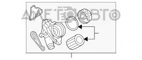 Corpul filtrului de ulei pentru BMW X3 F25 11-17