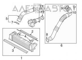 Senzorul de presiune a supraalimentării BMW 3 F30 12-16 N20