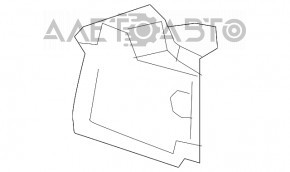 Deflectorul radiatorului stânga jos Toyota Camry v70 18- L\LE\XLE