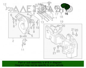 Воздуховод Honda CRV 17-19 2.4