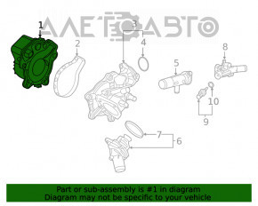 Pompa de apă Honda Accord 13-17 hibrid.