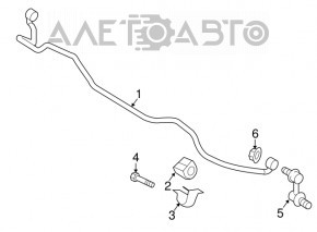 Bară stabilizatoare față stânga Subaru Outback 15-19 nouă originală OEM