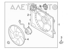 Ventilatorul de răcire al computerului Hyundai Sonata 15-19 2.4 s-a rupt, defectarea conectorului