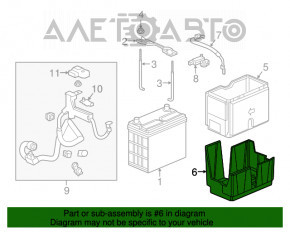 Поддон АКБ Honda CRV 17-19