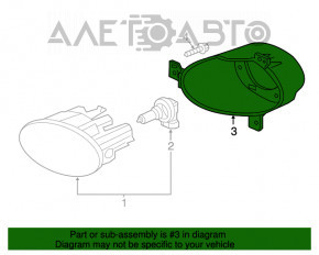 Suport far stânga Honda HR-V 16-22 nou OEM original