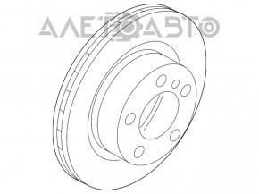 Placă de frână față stânga BMW 3 F30 12-18