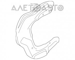 Capacul discului de frână față stânga BMW 3 F30 12-18 tip 2