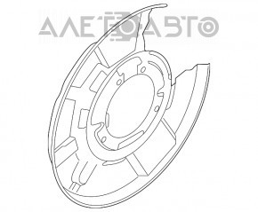 Capacul discului de frână din spate dreapta pentru BMW 335i e92 07-13, nou, original OEM.