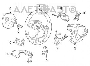 Butonul de control de pe partea dreaptă a volanului Honda CRV 17-2218.