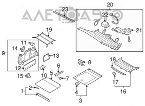 Capacul arcului drept VW CC 08-17 zgârietură