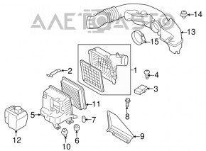 Corpul filtrului de aer Subaru Legacy 15-19