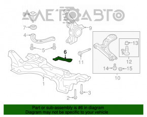 Capacul de bara fata stanga pentru Honda HR-V 16-22