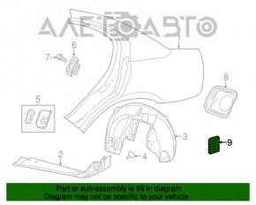 Grila de ventilatie dreapta Dodge Dart 13-16