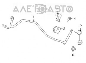 Stabilizator spate pentru Jeep Patriot 11-17 awd 19mm