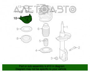 Suport amortizor față dreapta Kia Soul 14-19 nou OEM original