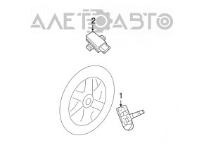 Control Module TPMS Jeep Compass 11-16