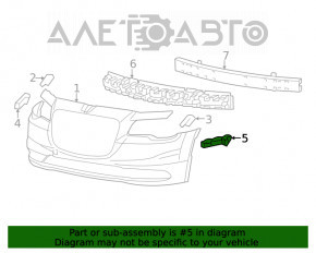 Suportul de bara fata stanga inferioara Chrysler 300 11-