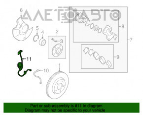 Senzorul ABS dreapta față pentru Kia Optima 11-13, nou, original OEM.