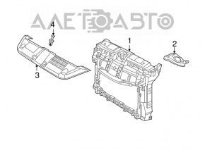 Suport radiator stânga sus VW Beetle 12-19