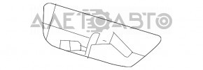 Bara de noroi spate dreapta pentru VW Beetle 12-19