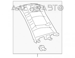 Capac spate dreapta Toyota Sequoia 08-16 negru