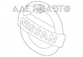 Grila frontală a radiatorului Nissan Rogue 14-16 cu cameră nouă OEM originală.