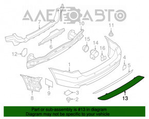 Reflector spate dreapta BMW 3 F30 12-15