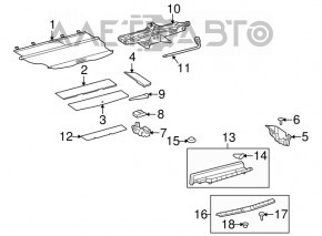 Salut! Covorul portbagajului pentru Toyota Highlander 08-13, material textil, culoare bej. Cum pot să te ajut?